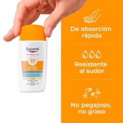 Eucerin Protector Solar Hydro Protect Fluido Ultra-light Tinte Claro Spf50+ 50ml