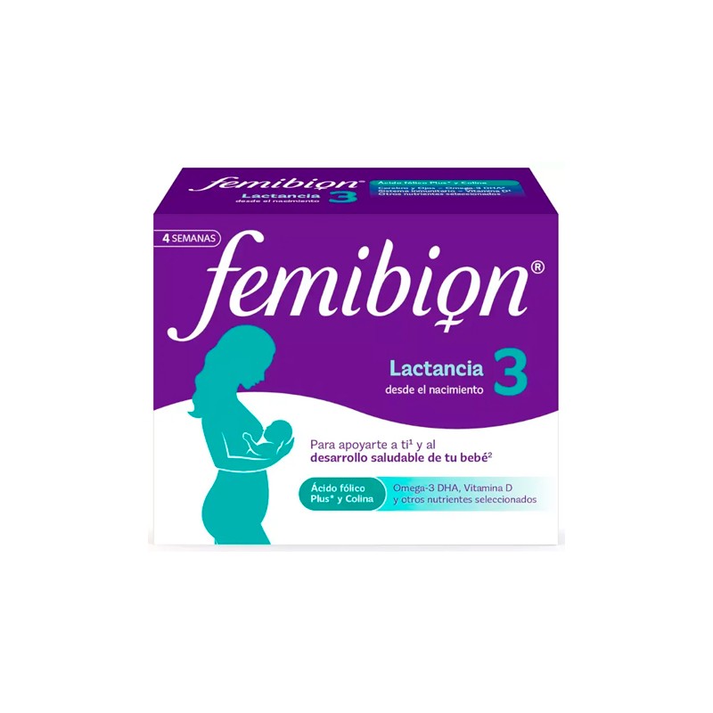 Femibion 3 Lactancia 28 Comprimidos y 28 Cápsulas Femibion 3 Lactancia 28 Comprimidos y 28 Cápsulas