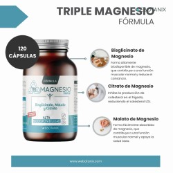 Webotanix Magnesio Triple 120 Cápsulas Formato Ahorro