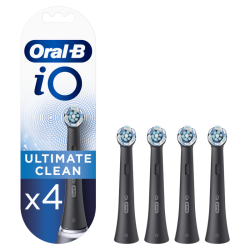 Recambios Oral B iO Ultimate Clean Negro Pack de 4 Cabezales
