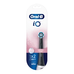 Recambios Oral B iO Gentle Care Negro Pack de 2 Cabezales
