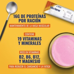 Meritene Fuerza y Vitalidad Fresa 15 sobres