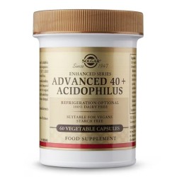 Solgar 40 Plus Acidophilus 60 Cápsulas