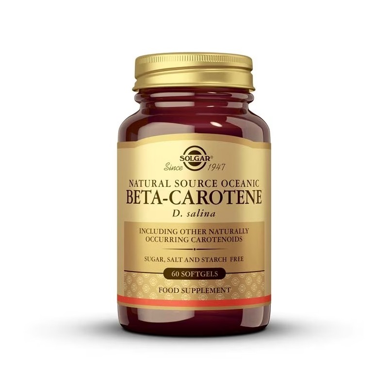 Solgar Beta caroteno Oceánico 60 Cápsulas Solgar Beta caroteno Oceánico 60 Cápsulas