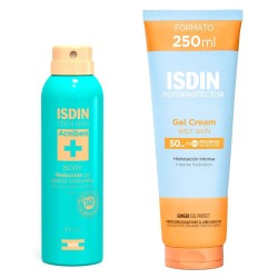 Fotoprotector Isdin Pack Acniben Body Spray 150ml + Fotoprotector Gel Cream SPF 50+ 250ml