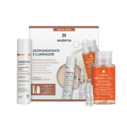 Sesderma Pack Despigmentante Azelac Ru Fluido Luminoso + Sensyses Lightening 200ml + 4 Ampollas azelac Ru