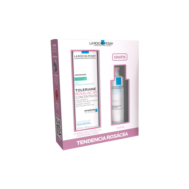 La Roche Posay Toleriane Rosaliac Concetrate 40ml + Agua Micelar Ultra 50ml La Roche Posay Toleriane Rosaliac Concetrate 40ml + Agua Micelar Ultra 50ml