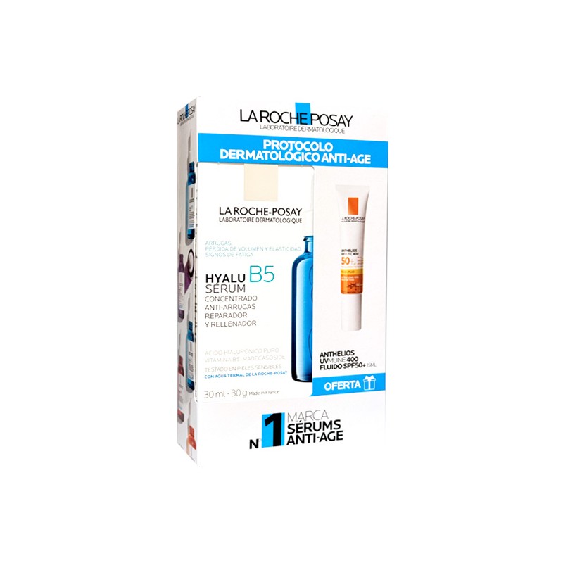 La Roche Posay Hyalu B5 Sérum 30ml + Anthelios Uv Mune 400 Fluido Spf50+ 15ml La Roche Posay Hyalu B5 Sérum 30ml + Anthelios Uv Mune 400 Fluido Spf50+ 15ml