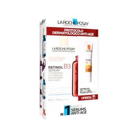 La Roche-Posay Retinol B3 Sérum 30ml + Anthelios Uv Mune 400 Fluido Spf50+ 15ml