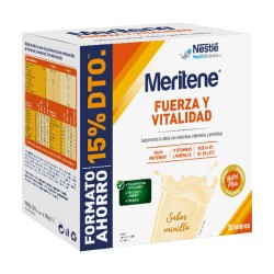 Meritene Fuerza y Vitalidad Vainilla 30 Sobres Formato Ahorro