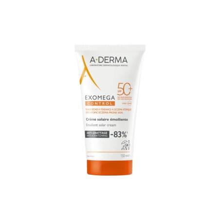 Aderma Exomega Control Protector Solar Emoliente Spf50+ 150ml
