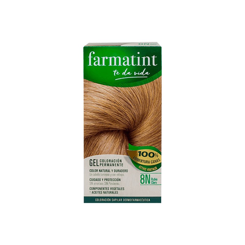 Farmatint 8N Gel Rubio Claro 135 ml
