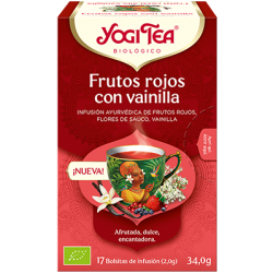 Yogi Tea Frutos Rojos con Vainilla 17 Bolsitas