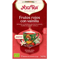 Yogi Tea Frutos Rojos con Vainilla 17 Bolsitas