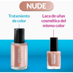 Excilor Forte Tratamiento 30dias + Esmalte Color Nude 8ml