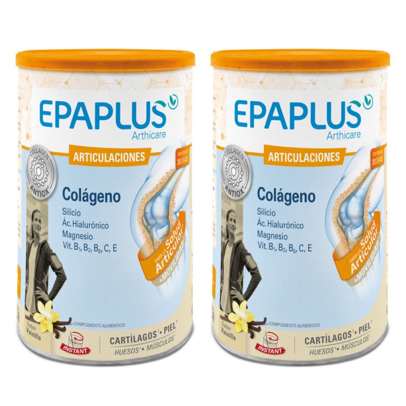 Epaplus Arthicare Colágeno + Silicio Sabor Vainilla 334 Gramos + 334 Gramos Duplo