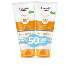 Eucerin Protector Solar SPF50+ Gel Crema Dry Touch Toque Seco 200 ml + 200 ml Duplo Promoción