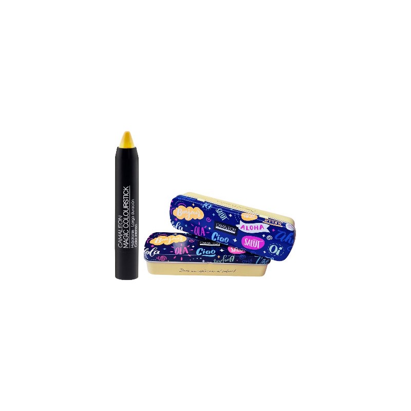 Pintalabios Camaleon Labial Magic Colourstick Amarillo - Rosa + Lata Regalo Pintalabios Camaleon Labial Magic Colourstick Amarillo - Rosa + Lata Regalo