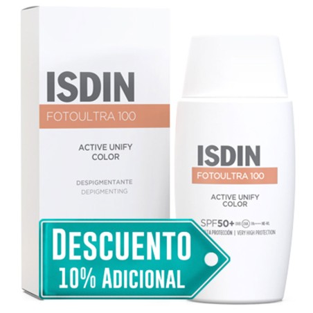 Fotoultra Isdin 100 Active Unify Fusion Fluid Color 50 ml
