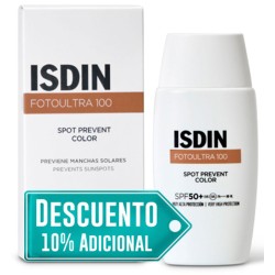 Fotoultra Isdin 100 Spot Prevent Color SPF50+ Fusion Fluid 50 ml