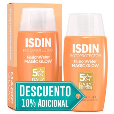 Fotoprotector Isdin Fusion Water Magic Glow SPF50 50 ml