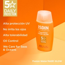 Fotoprotector Isdin Fusion Water Magic Glow SPF50 50 ml