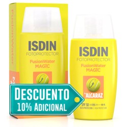 Fotoprotector Isdin Fusion Water Magic Alcaraz SPF50 50 ml