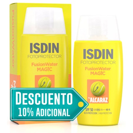 Fotoprotector Isdin Fusion Water Magic Alcaraz SPF50 50 ml