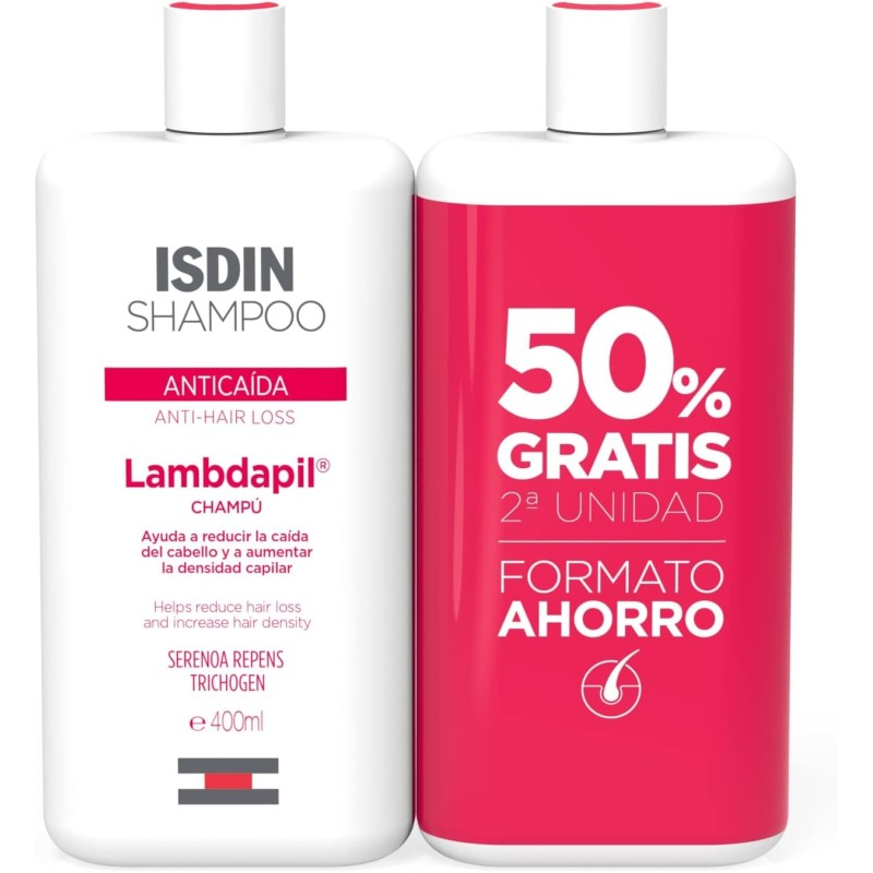 Pack Lambdapil Champu Anticaida 400 ml + 400ml Duplo