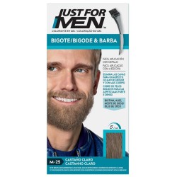 Just for Men Bigote Barba Patillas Castaño Claro M 25 gel 30 ml beneficios