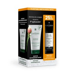 Rene Furterer Neopur Champú Equilibrante Anticaspa Cuero Cabelludo Seco 150ml + Scrub Head Spa Exfoliante Purificante Detox 150m