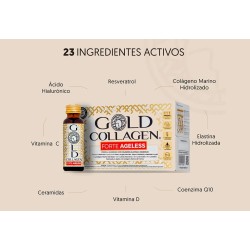 Gold Collagen Forte Ageless 10 Frascos 50ml