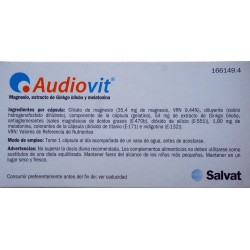 Audiovit 30 cápsulas