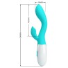 Pretty Love Flirtation Vibrador Brighty Punto G Verde Agua
