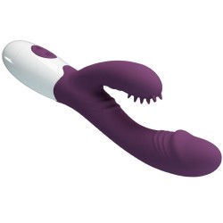 Pretty Love Flirtation Vibrador Andre Rabbit Punto G Morado