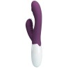 Pretty Love Flirtation Vibrador Andre Rabbit Punto G Morado