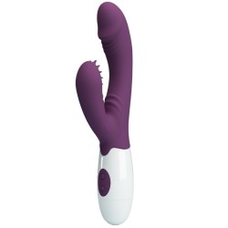 Pretty Love Flirtation Vibrador Andre Rabbit Punto G Morado