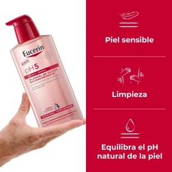 beneficios Eucerin Ph5 Oleogel de Ducha Reconfortante 400ml