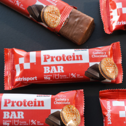 Nutrisport Barritas Proteicas Galleta Chocolate 24 Unidades
