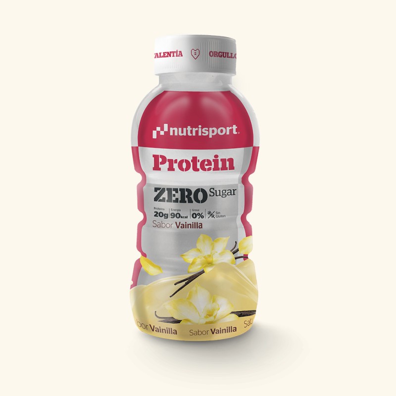 Nutrisport Batidos Proteicos Protein Zero Sugar Vainilla 12 Unidades 330ml