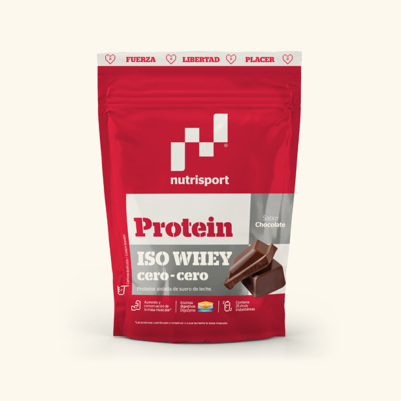 Nutrisport Proteina Iso Whey Cero Cero Chocolate 500g