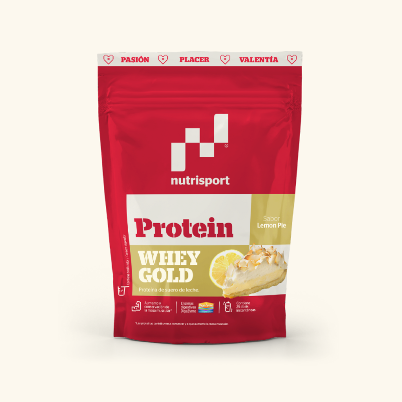 Nutrisport Proteina Whey Gold Protein Lemon Pie 500g