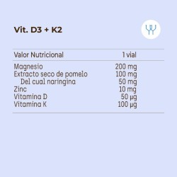 ingredientes Kobho Viamina D3 + K2 20 Viales