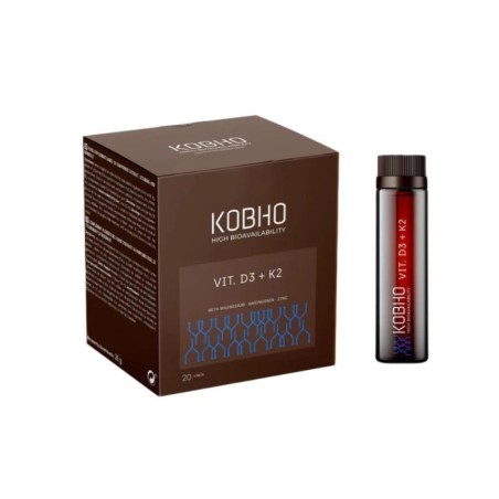 Kobho Viamina D3 + K2 20 Viales