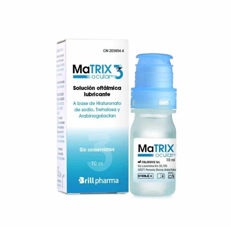 Matrix Ocular 3 Solución Oftálmica Lubricante 10ml