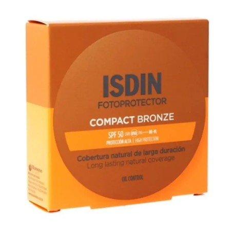 Fotoprotector Isdin Compact Bronce SPF 50 10 g