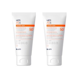 Leti At4 Defense Crema Facial SPF50 50 ml + 50ml Duplo Promocion