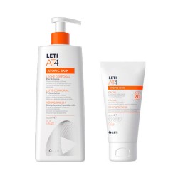Leti At4 Leche Corporal 500ml + Crema Facial SPF20 50ml