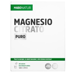 Mabonatur Magnesio Citrato Puro 20 Sobres