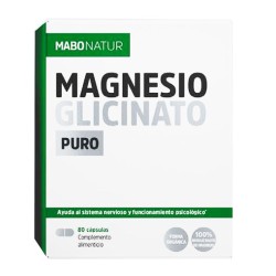 Mabonatur Magnesio Glicinato Puro 80 Cápsulas